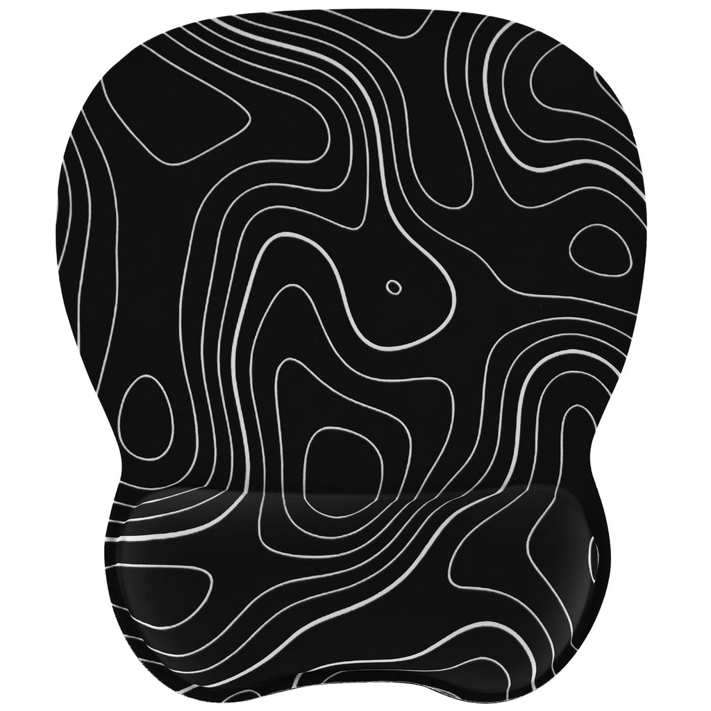 EooCoo Ergonomic Mouse Pad with Wrist Rest, Memory Foam Support Mousepad