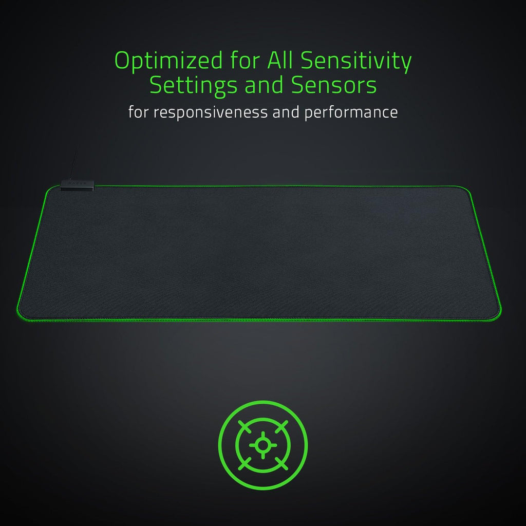 Razer Goliathus Extended Chroma Gaming Mousepad, Soft Cloth Material, Black