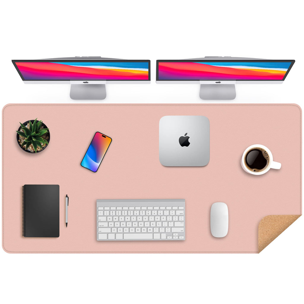 AFIING Large Desk Mat, 47" x 17", Black