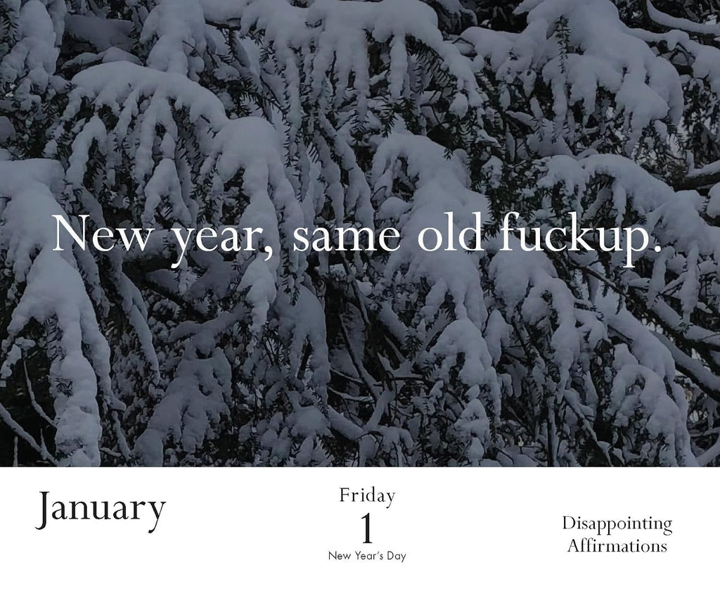Disappointing Affirmations 2027 Daily Calendar