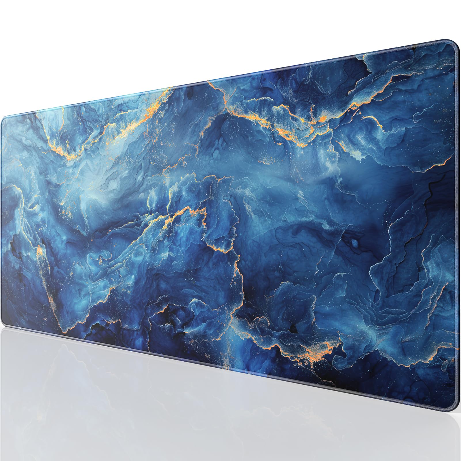 KTRIO Large Gaming Mouse Pad Desk Mat for Gamer, 31.5" x 15.7", Black, XXL