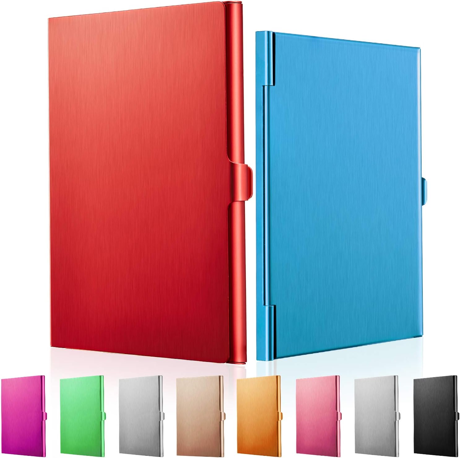 Leinuosen 10 Pcs Business Card Holder Case Metal Business Name CardHolder