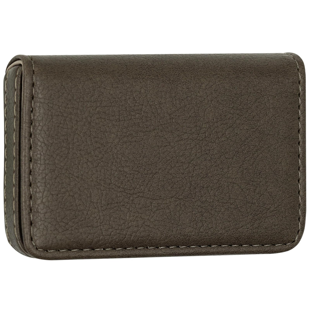 RFID Blocking Wallet - Minimalist Leather Business Credit Card Holder with Magnetic - Red