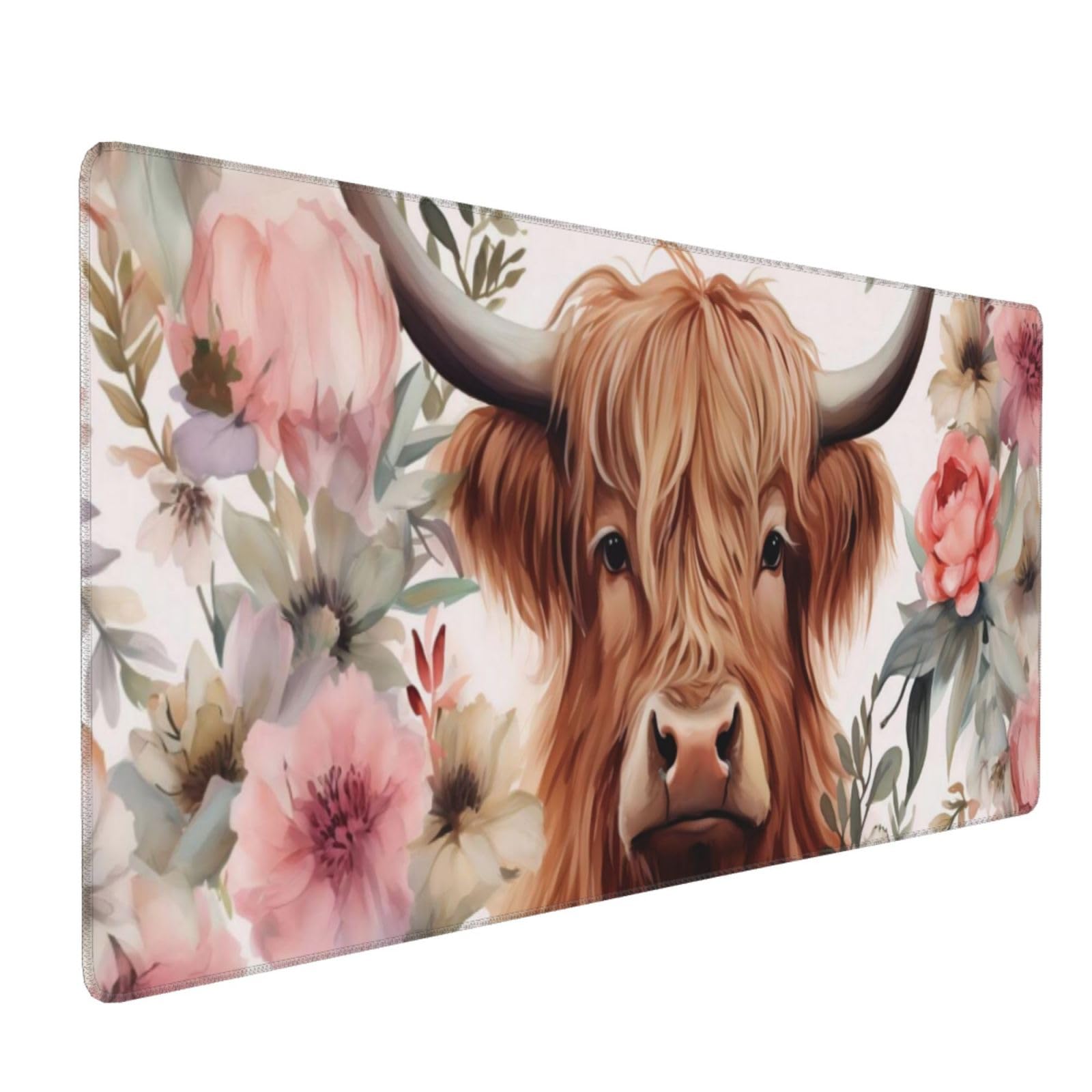 35.4 x 15.7 in, XXL Large Mouse Pad for Desk, Extended Keyboard Mouse Mat for Computer Office, Big Laptop Mouse pad, Gaming Pc-Boho Navy Blue Peony Florals