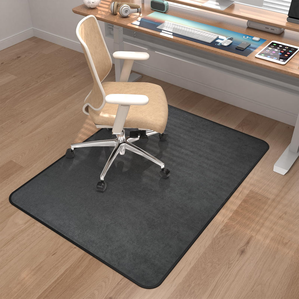 Placoot Office Chair Mat for Hardwood Floor, 55"x35" Computer Chair Rug, Under Desk Mat, Large Anti-Slip Floor Protector for Home Office