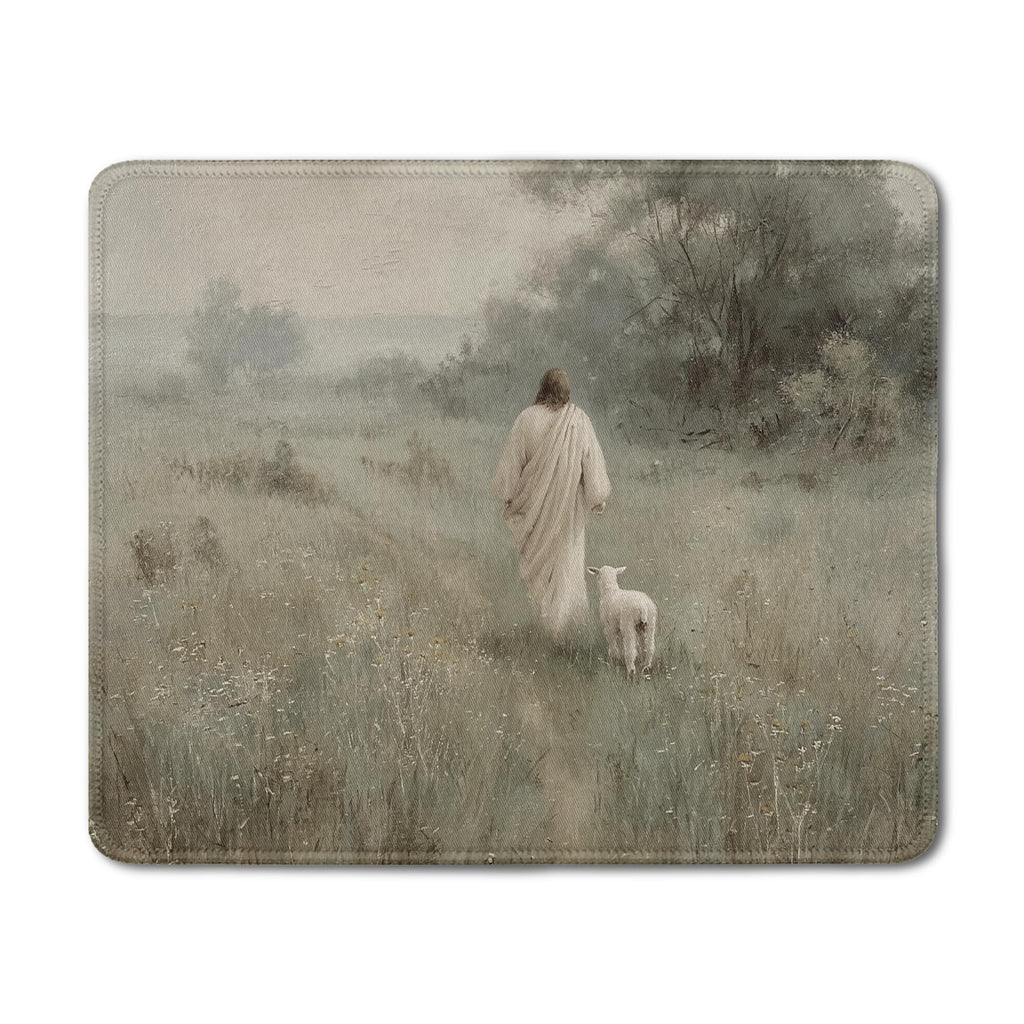 Inspirational Christian God Says I Am Mouse Pad, Minimalist Boho Floral Bible Verse Affirmation Mouse Pads Mousepad for Home Office Dorm Computers Laptop Supplies Desk Accessories, 9.5x7.9 Inch