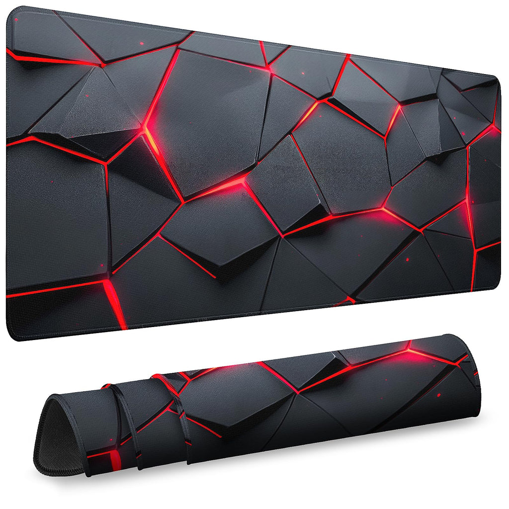Mouse Pad Gaming - Desk Mat for Keyboard and Mouse - Large Mouse Pads for Desk, Gaming Mousepad with Non-Slip Base, Desks Pad (31.5" X 11.8") for Game, Office and Home