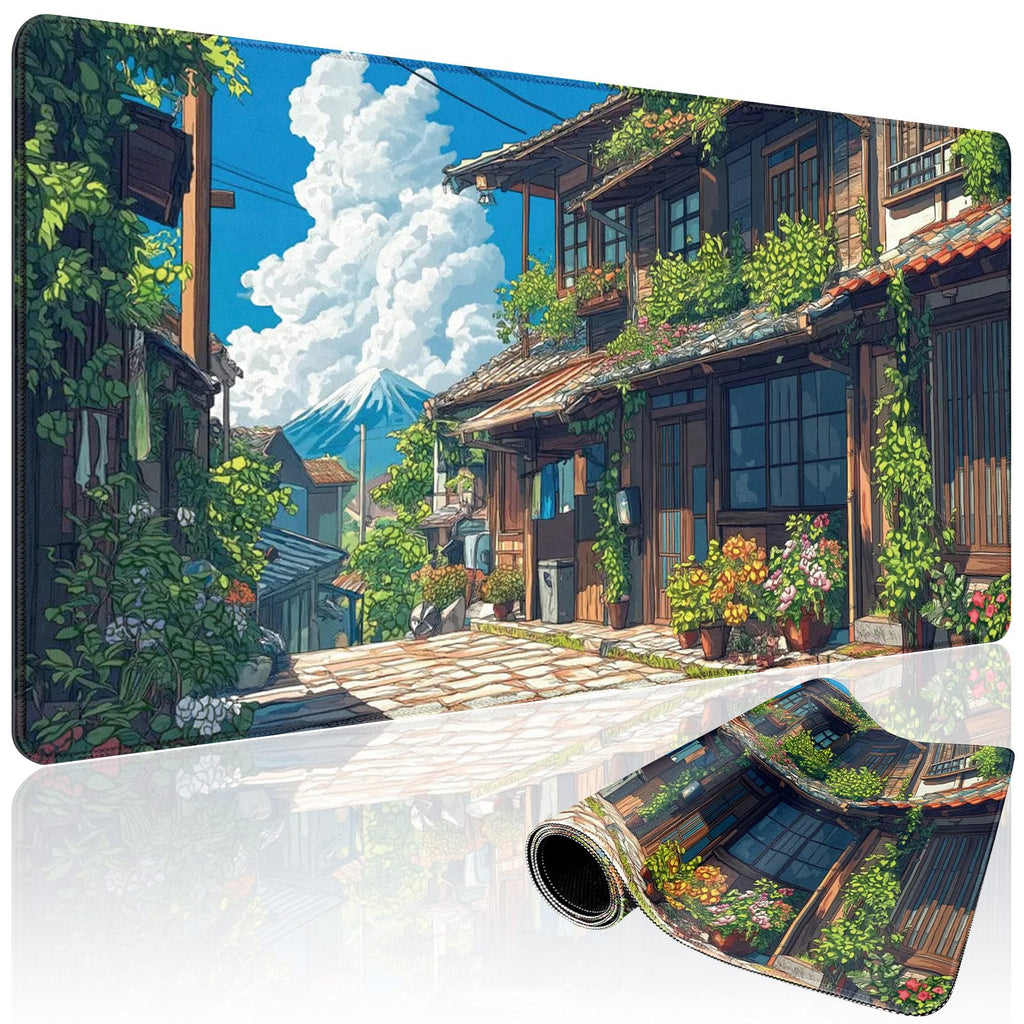 Mystical Gothic Library Large Gaming Mouse Pad Desk Mat 31.5x15.7