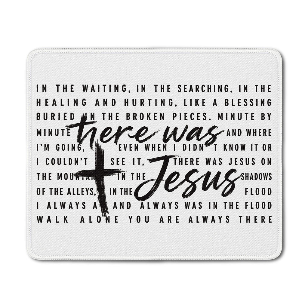 Inspirational Christian God Says I Am Mouse Pad, Minimalist Boho Floral Bible Verse Affirmation Mouse Pads Mousepad for Home Office Dorm Computers Laptop Supplies Desk Accessories, 9.5x7.9 Inch