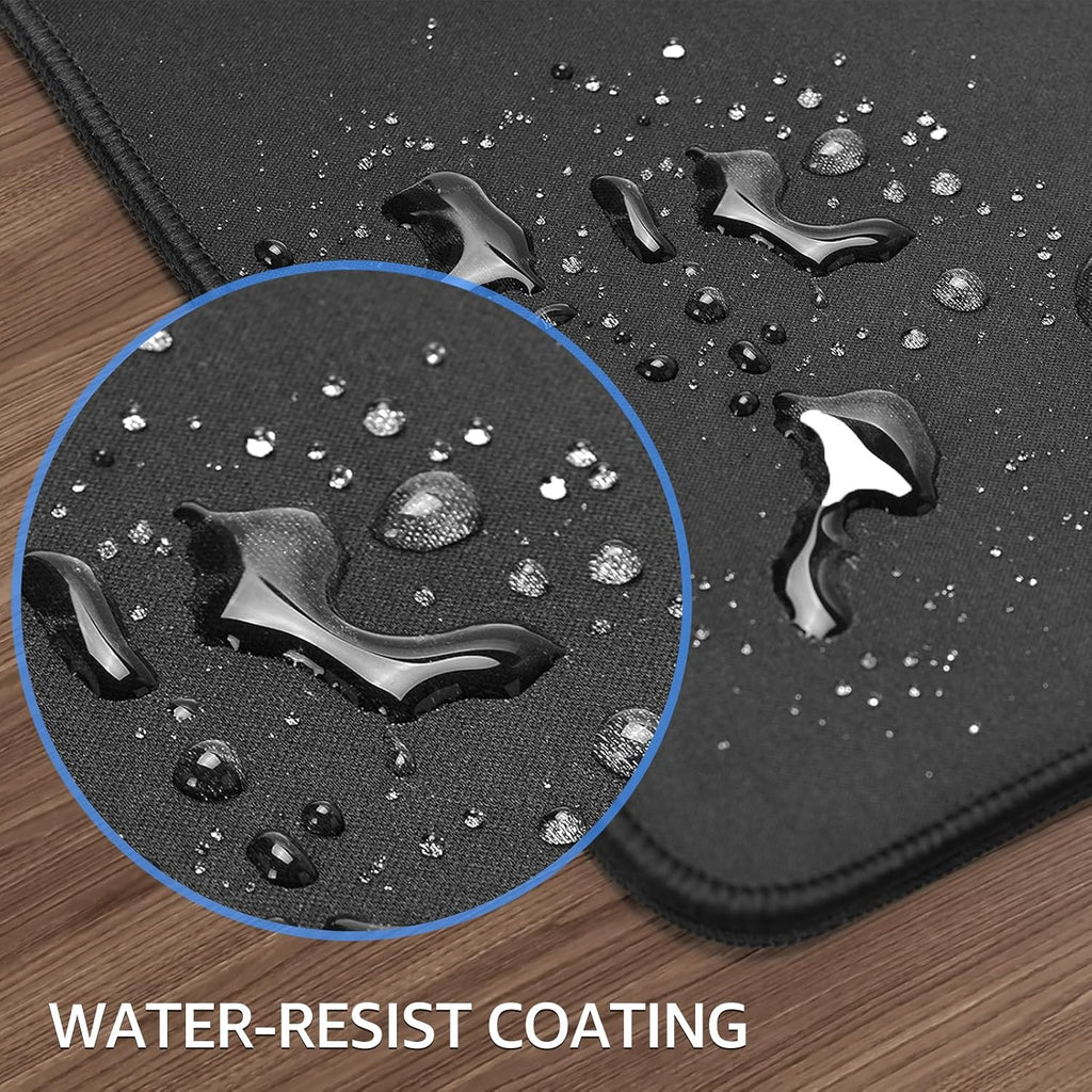 KTRIO Large Gaming Mouse Pad Desk Mat for Gamer, 31.5" x 15.7", Black, XXL