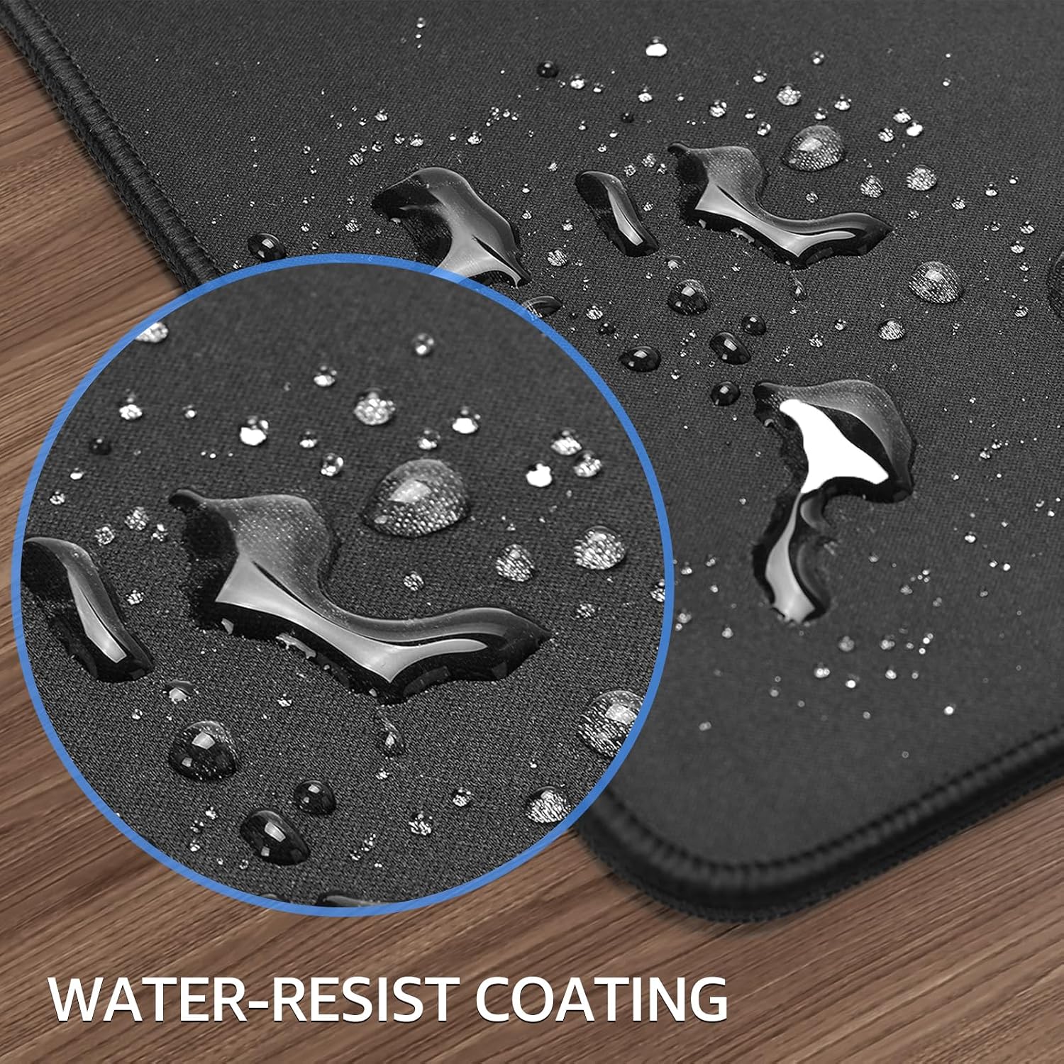 KTRIO Large Gaming Mouse Pad Desk Mat for Gamer, 31.5" x 15.7", Black, XXL