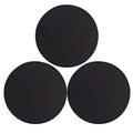 3 Pack Standard Mouse Pad with Stitched Edges, 10.3 x 8.3 in Black