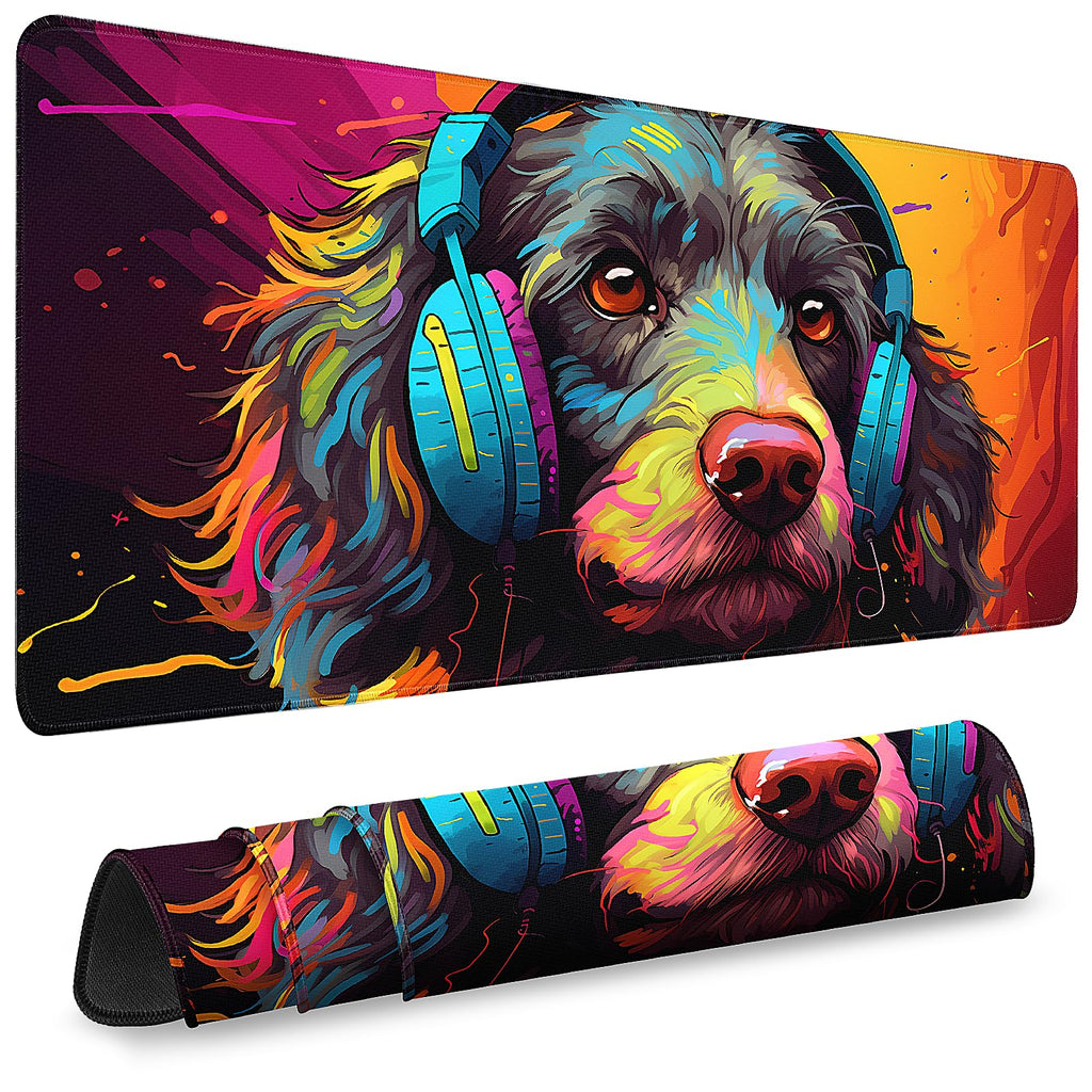 Gaming Mouse Pad, Desk Mat for Keyboard and Mouse, Large Mouse Pad for Desk, Computer Mousepad