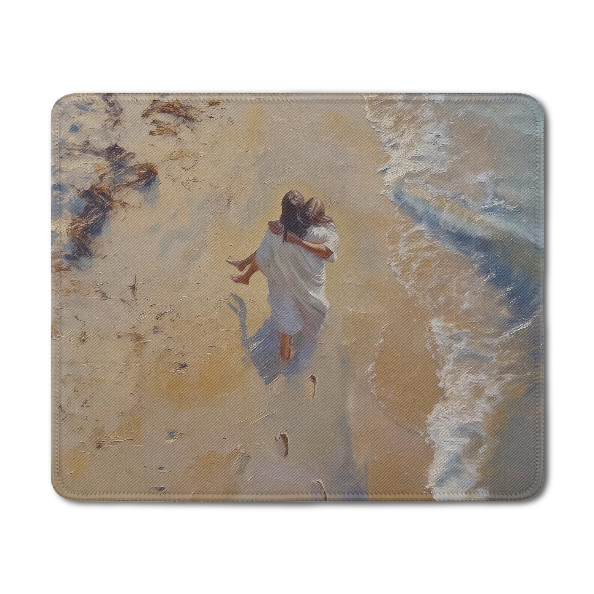 Inspirational Christian God Says I Am Mouse Pad, Minimalist Boho Floral Bible Verse Affirmation Mouse Pads Mousepad for Home Office Dorm Computers Laptop Supplies Desk Accessories, 9.5x7.9 Inch