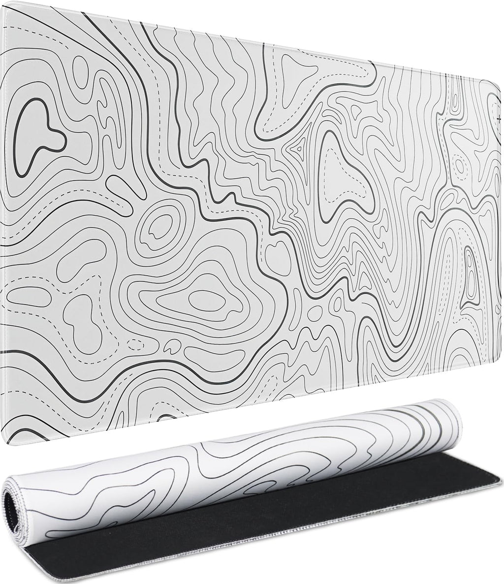 Large Gaming Mouse Pad, Waterproof Extra Large Mousepad with Stitched Edges