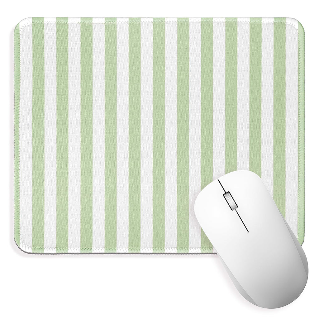 Green Striped Desk Mat Large Mouse Pad Cute Desk Pad Keyboard Computer Mat