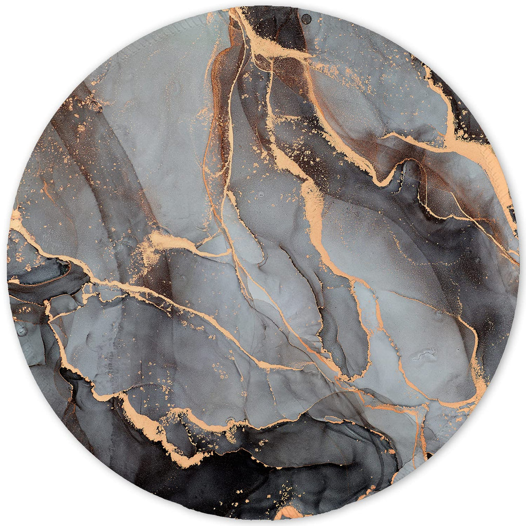 ITNRSIIET Marble Round Mouse Pad Pink Marble Customized Premium-Textured Washable Desktop Protection Mouse Mat with Non-Slip Rubber Base 7.87×7.87×0.12 inches, Pink Marble
