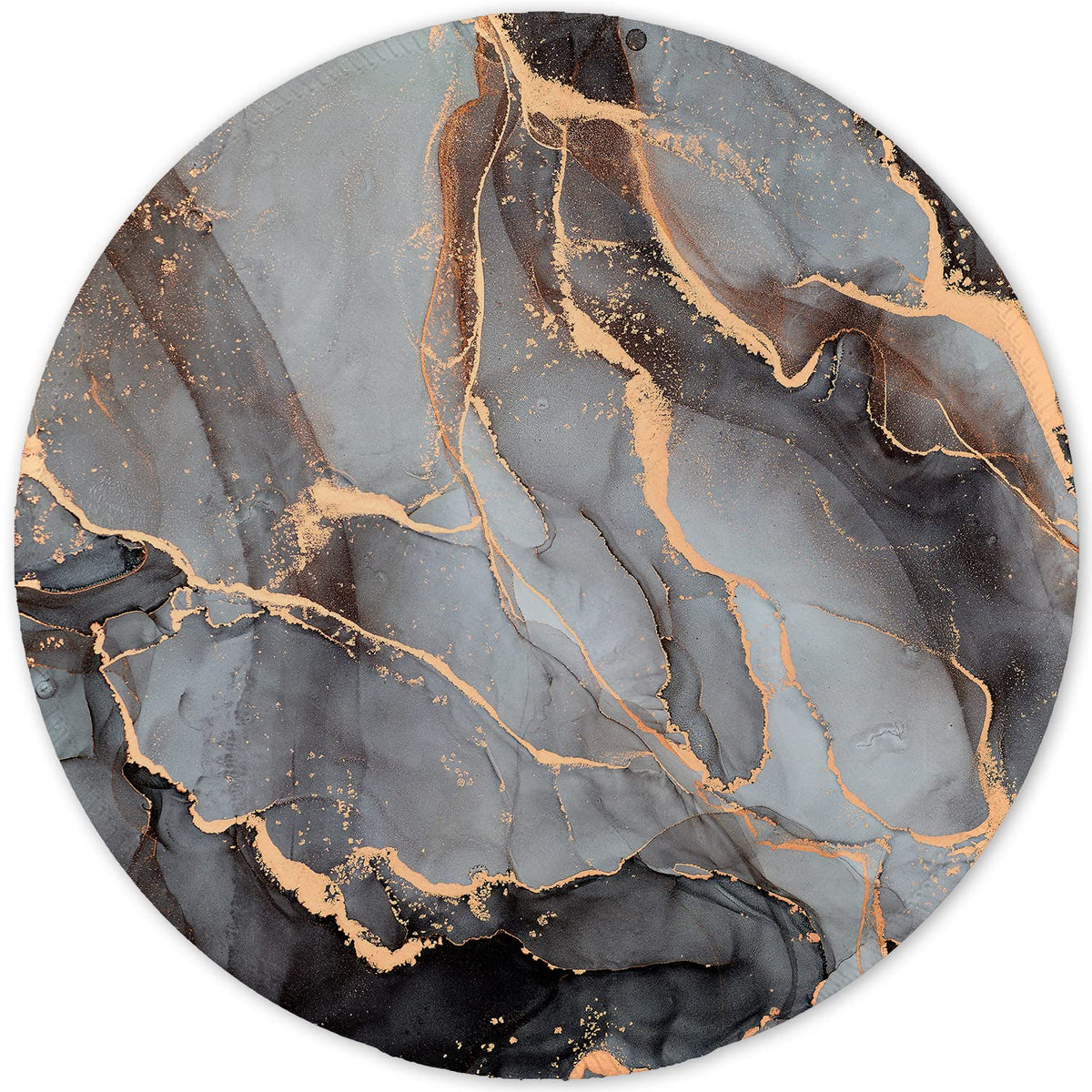 ITNRSIIET Marble Round Mouse Pad Pink Marble Customized Premium-Textured Washable Desktop Protection Mouse Mat with Non-Slip Rubber Base 7.87×7.87×0.12 inches, Pink Marble
