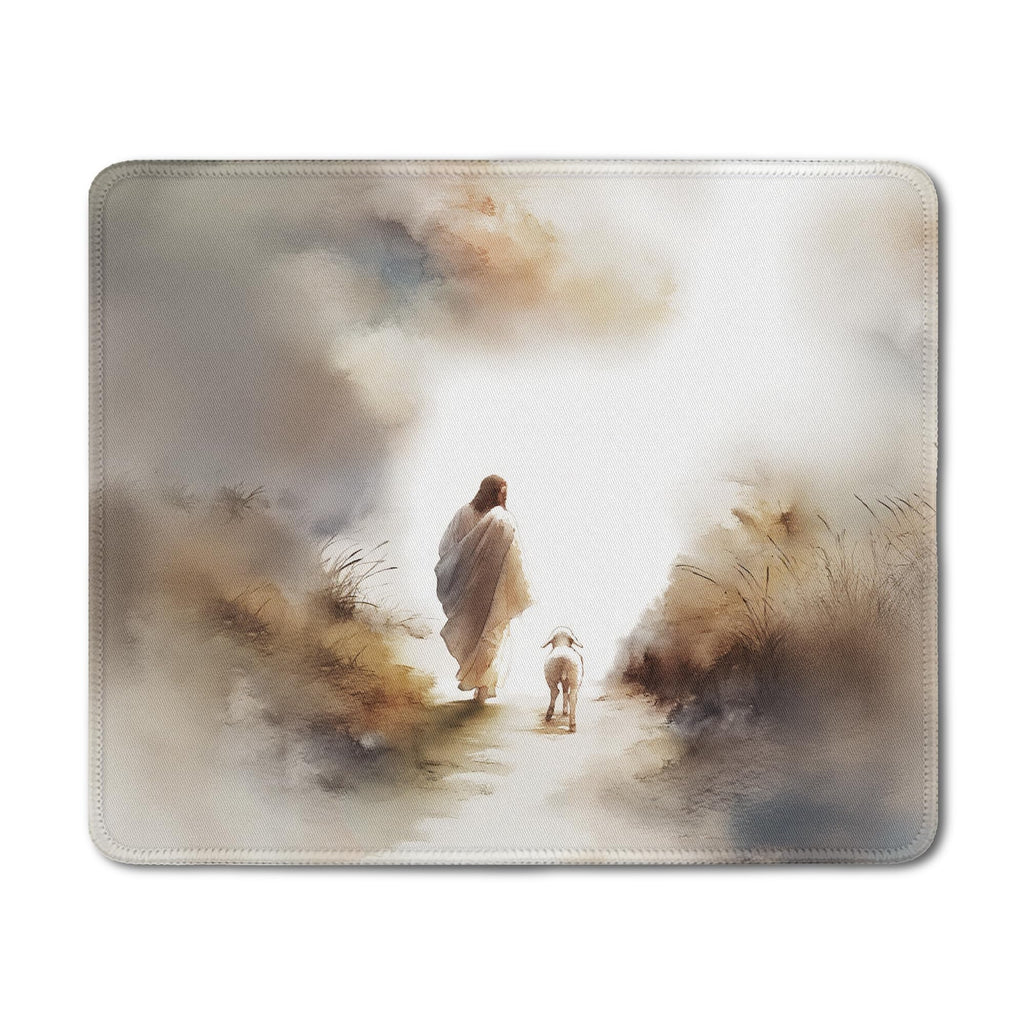 Inspirational Christian God Says I Am Mouse Pad, Minimalist Boho Floral Bible Verse Affirmation Mouse Pads Mousepad for Home Office Dorm Computers Laptop Supplies Desk Accessories, 9.5x7.9 Inch