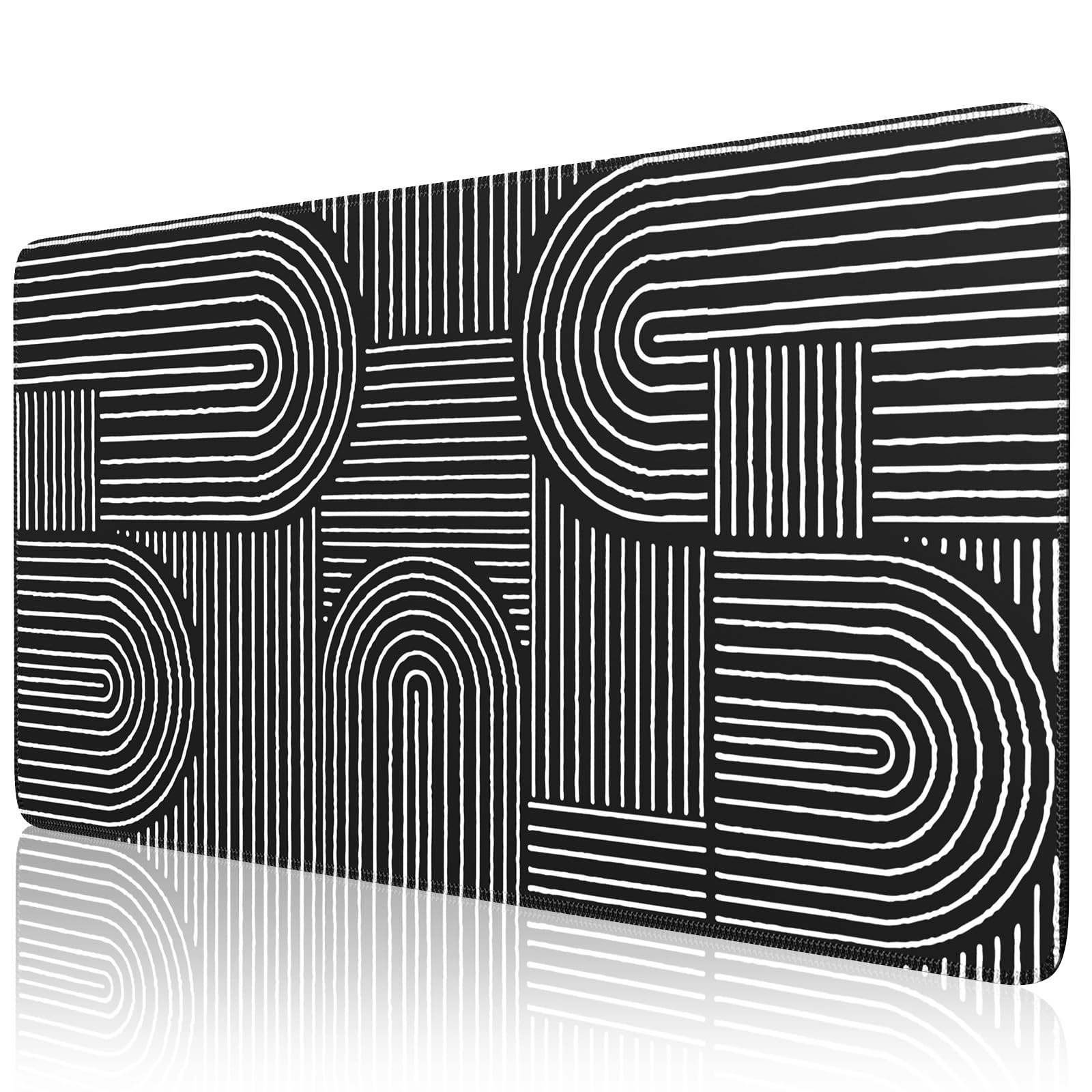 iCasso Desk Mat,Cute Desk Cover for Women,35.4x15.7in,Checkered