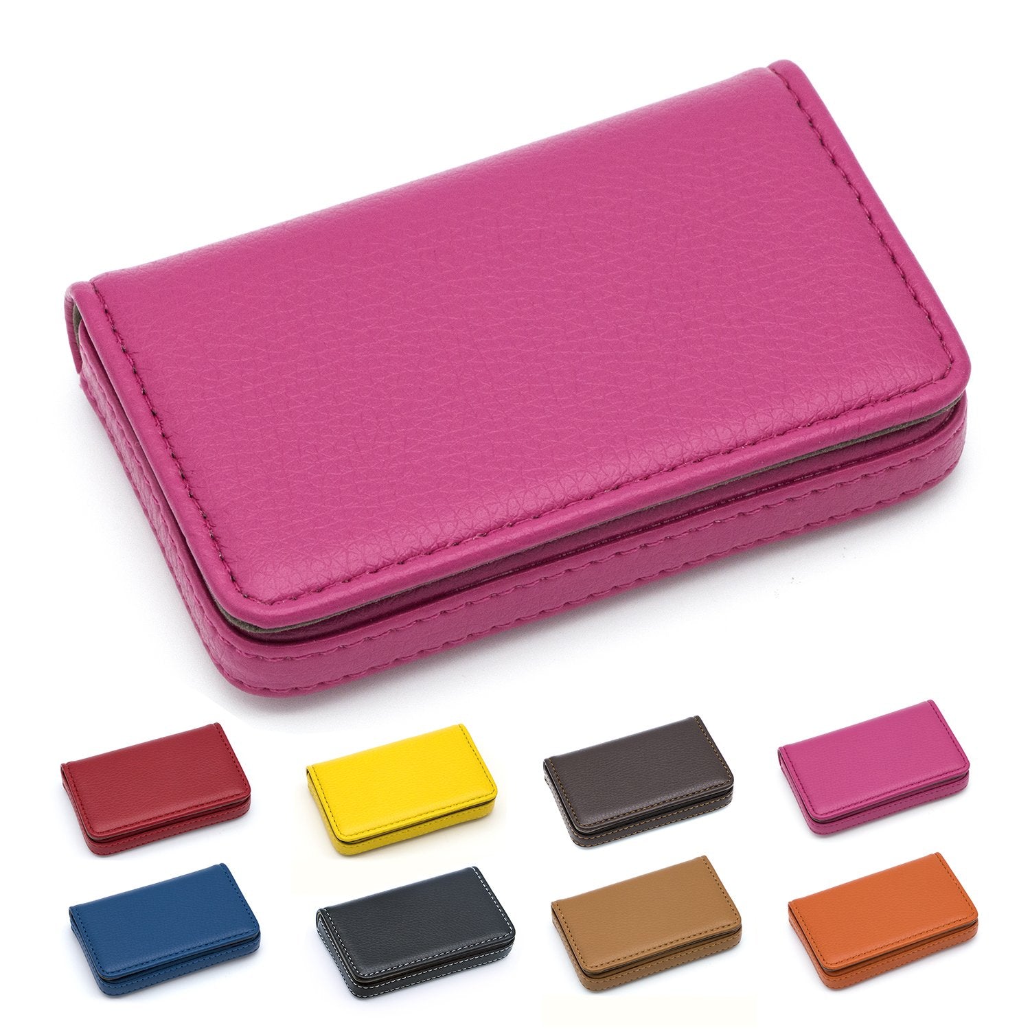 Padike Business Name Card Holder Luxury PU Leather,Business Name Card Holder Wallet Credit card ID Case/Holder For Men & Women - Keep Your Business Cards Clean