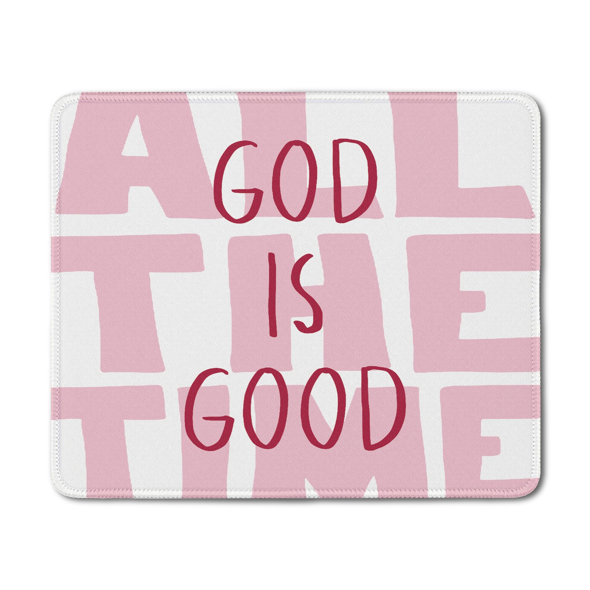 Inspirational Christian God Says I Am Mouse Pad, Minimalist Boho Floral Bible Verse Affirmation Mouse Pads Mousepad for Home Office Dorm Computers Laptop Supplies Desk Accessories, 9.5x7.9 Inch