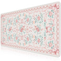 iCasso Desk Mat,Mouse Pad for Office Desk,35.4x15.7in,Pink Flowers