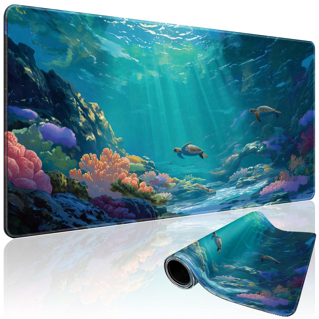 Mystical Gothic Library Large Gaming Mouse Pad Desk Mat 31.5x15.7
