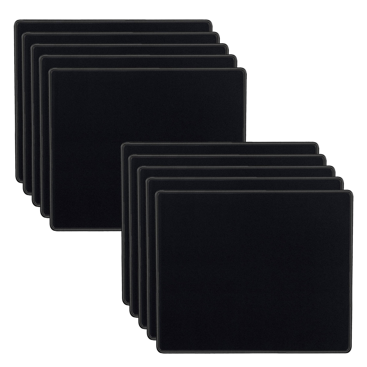 SaiTech IT 5 Pack 220x180x2mm Speed Type Gaming Mousepad, Black