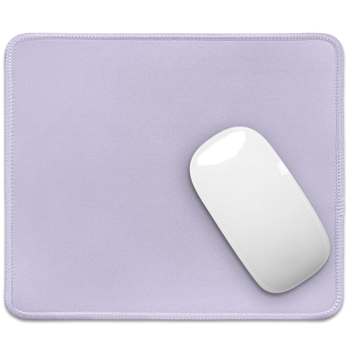 FROGIGO Mouse Pad with Stitched Edges - Cute Floral Mousepad for Women, 9.25 x 7.75 inch Washable Square Desk Pad, Non-Slip Rubber Base, Office Home Laptop Accessories - Vintage Garden