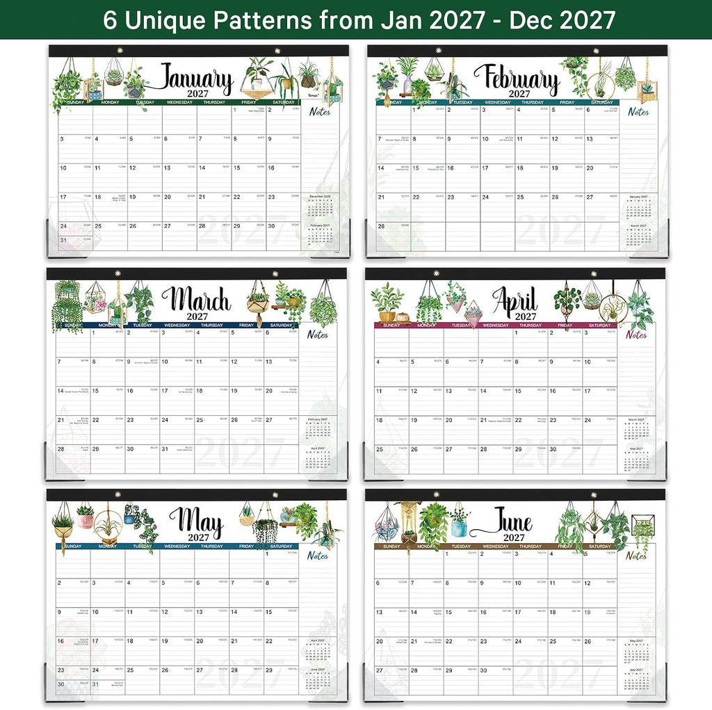 2027 Desk Calendar - Desktop Calendar 2027, JAN. 2027 - DEC. 2027