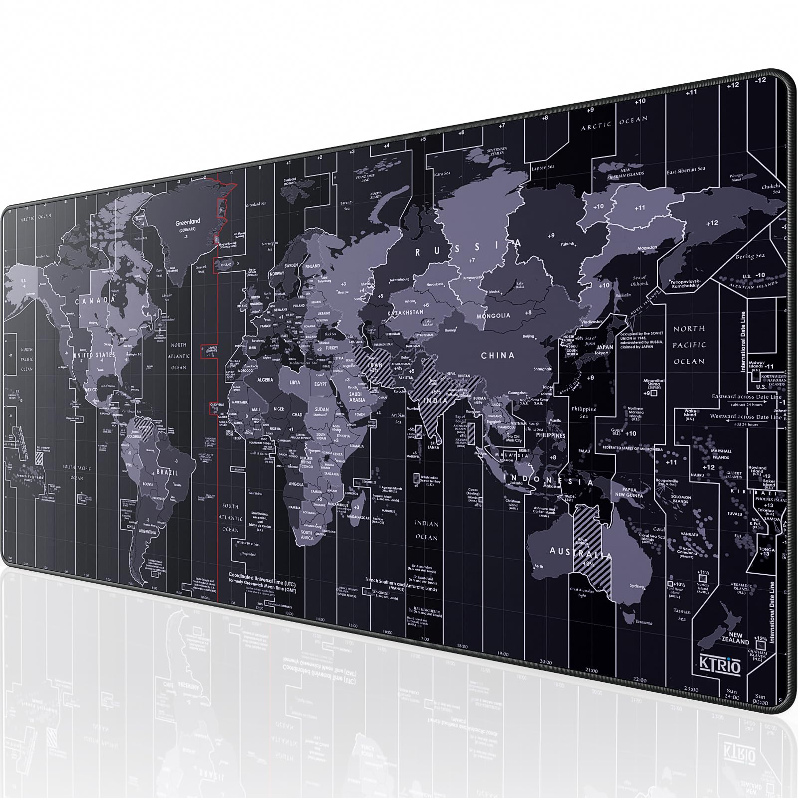 KTRIO Large Gaming Mouse Pad Desk Mat for Gamer, 31.5" x 15.7", Black, XXL
