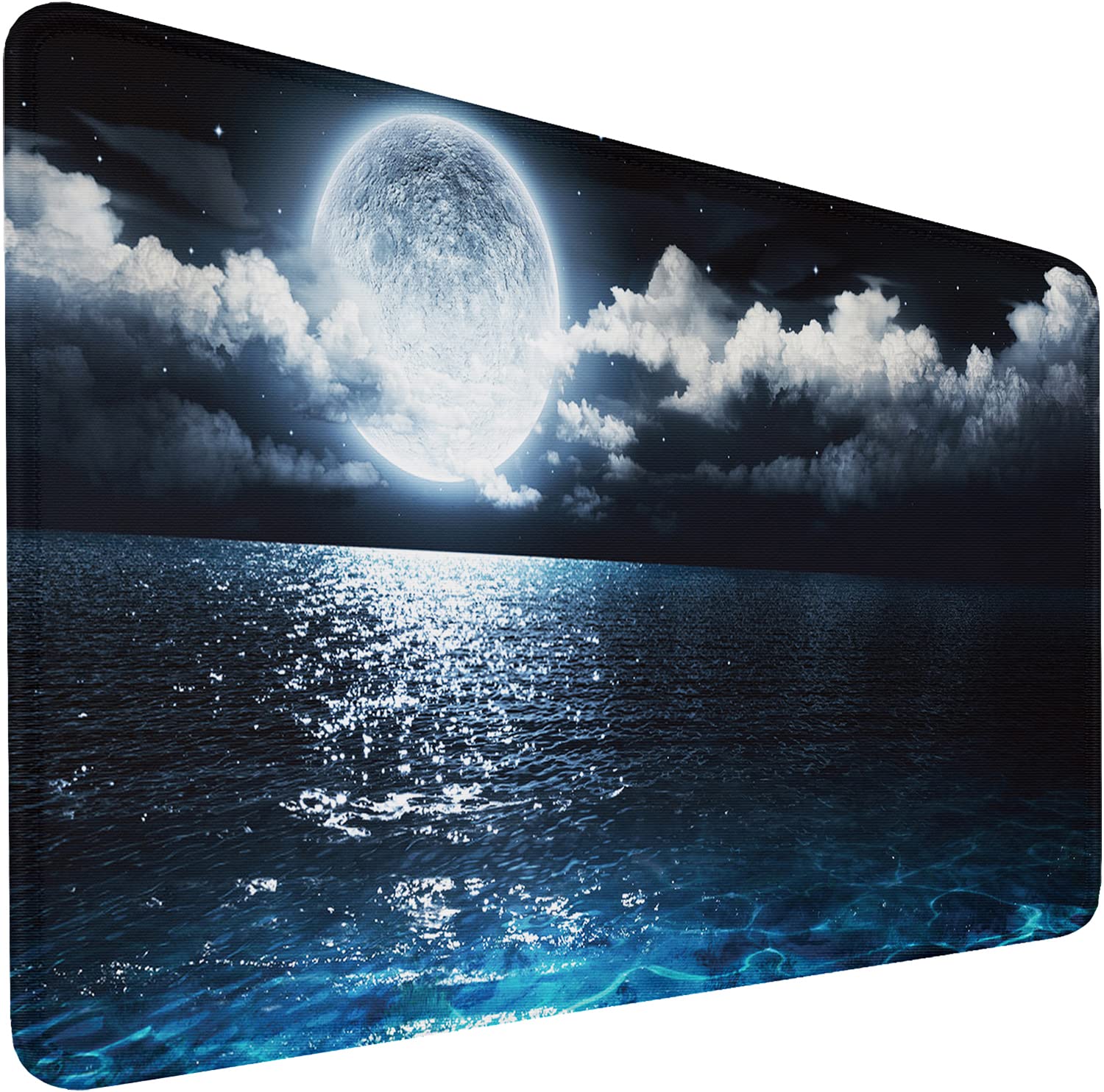 Large Gaming Mouse Pad, 31.5x15.7 in Large Desk Computer Keyboard Mouse Mat