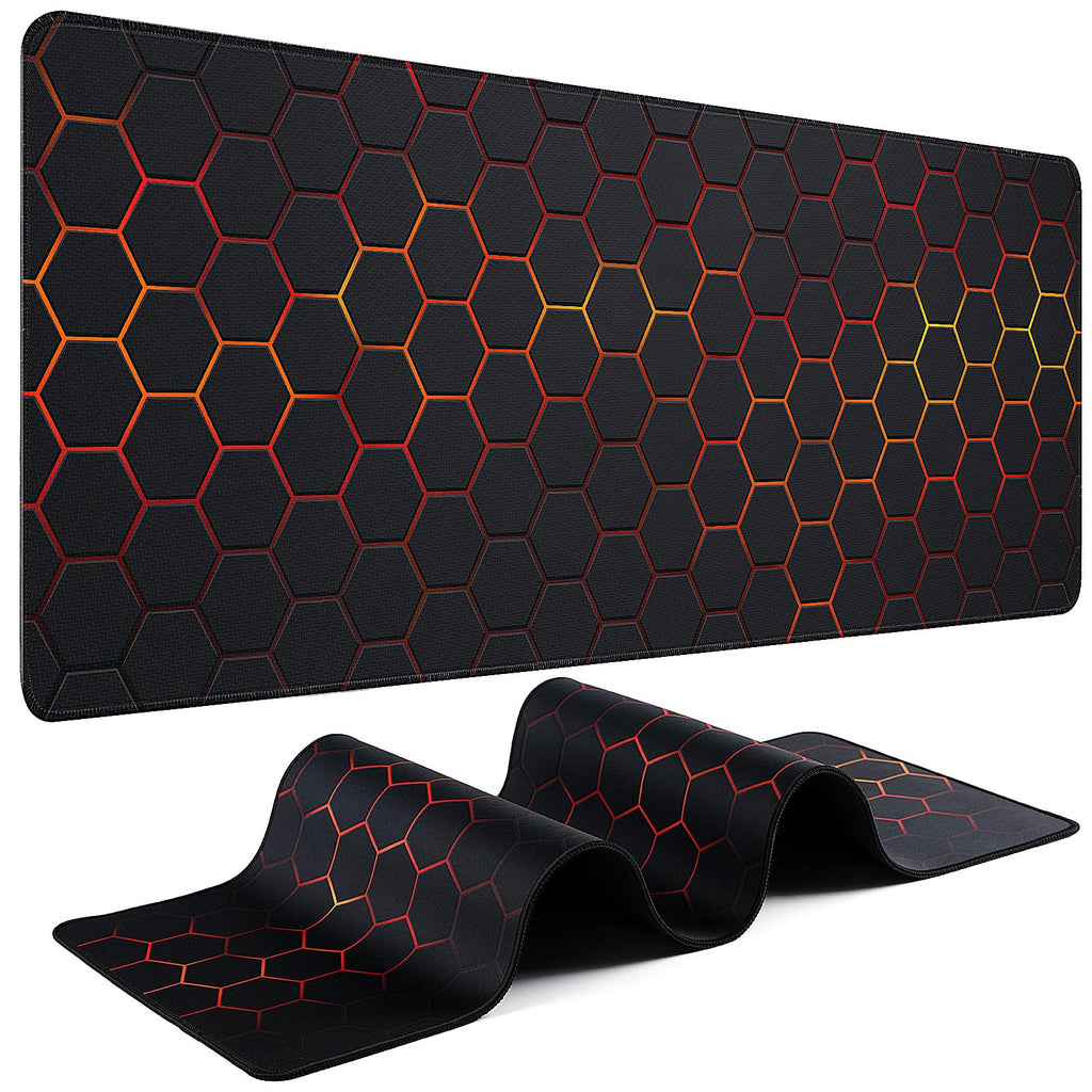 Mouse Pad Gaming - Desk Mat for Keyboard and Mouse - Large Mouse Pads for Desk, Gaming Mousepad with Non-Slip Base, Desks Pad (31.5" X 11.8") for Game, Office and Home