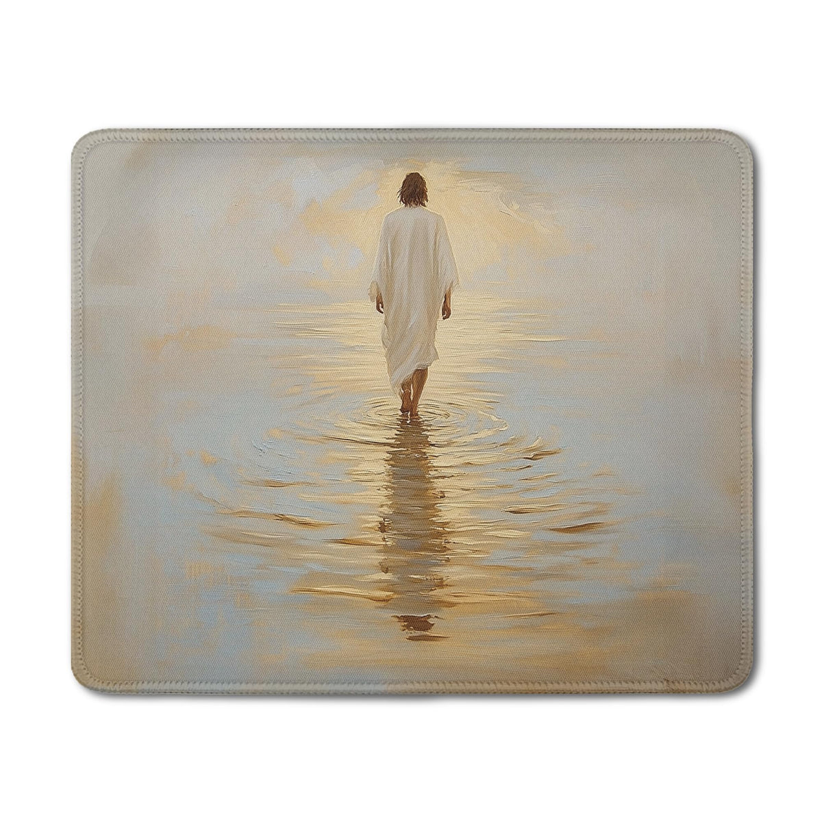 Inspirational Christian God Says I Am Mouse Pad, Minimalist Boho Floral Bible Verse Affirmation Mouse Pads Mousepad for Home Office Dorm Computers Laptop Supplies Desk Accessories, 9.5x7.9 Inch