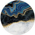 ITNRSIIET Marble Round Mouse Pad Pink Marble Customized Premium-Textured Washable Desktop Protection Mouse Mat with Non-Slip Rubber Base 7.87×7.87×0.12 inches, Pink Marble