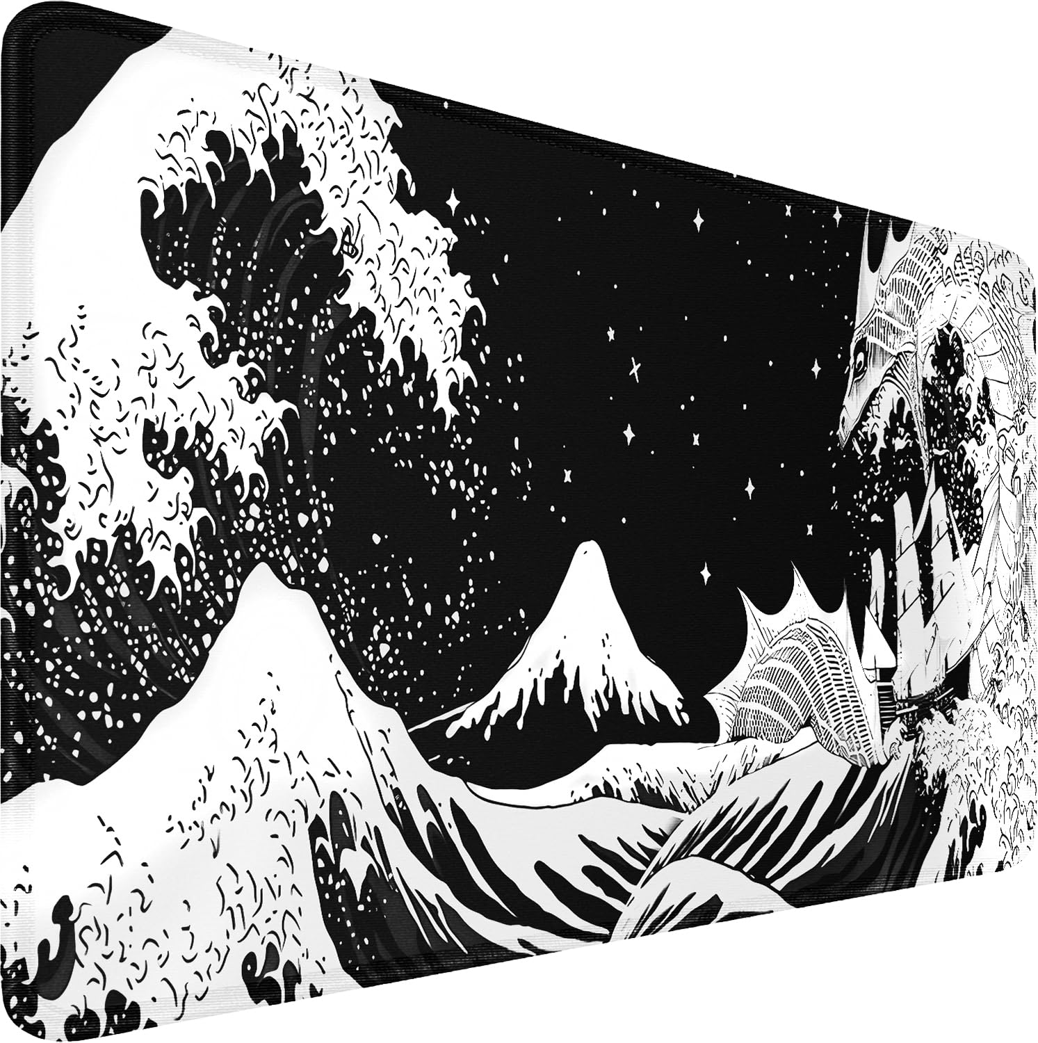 Large Gaming Mouse Pad, 31.5x15.7 in Large Desk Computer Keyboard Mouse Mat