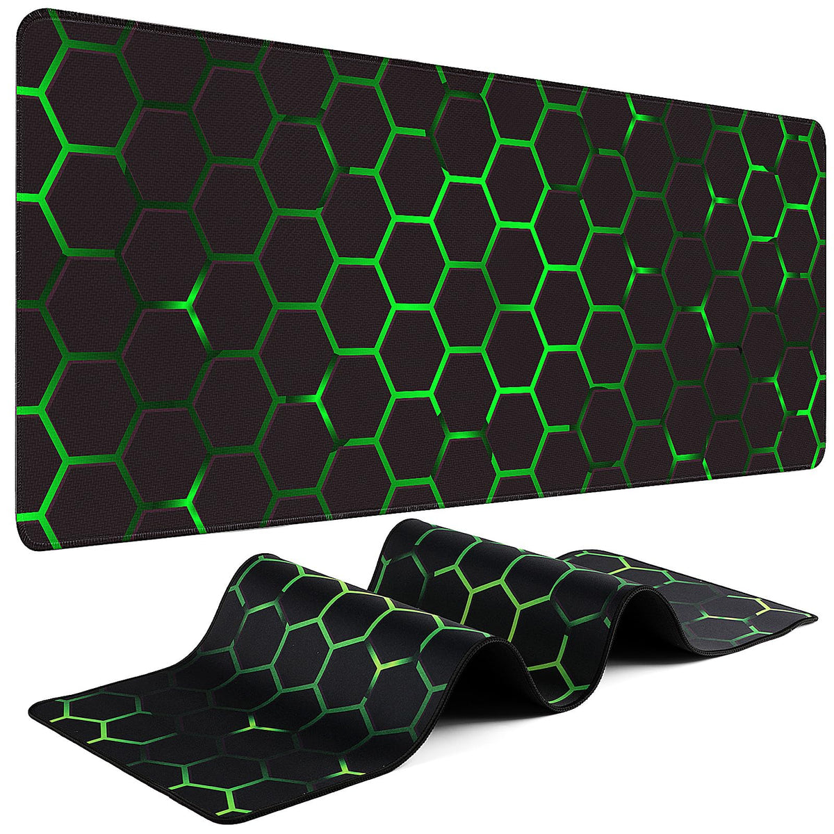 Mouse Pad Gaming - Desk Mat for Keyboard and Mouse - Large Mouse Pads for Desk, Gaming Mousepad with Non-Slip Base, Desks Pad (31.5" X 11.8") for Game, Office and Home