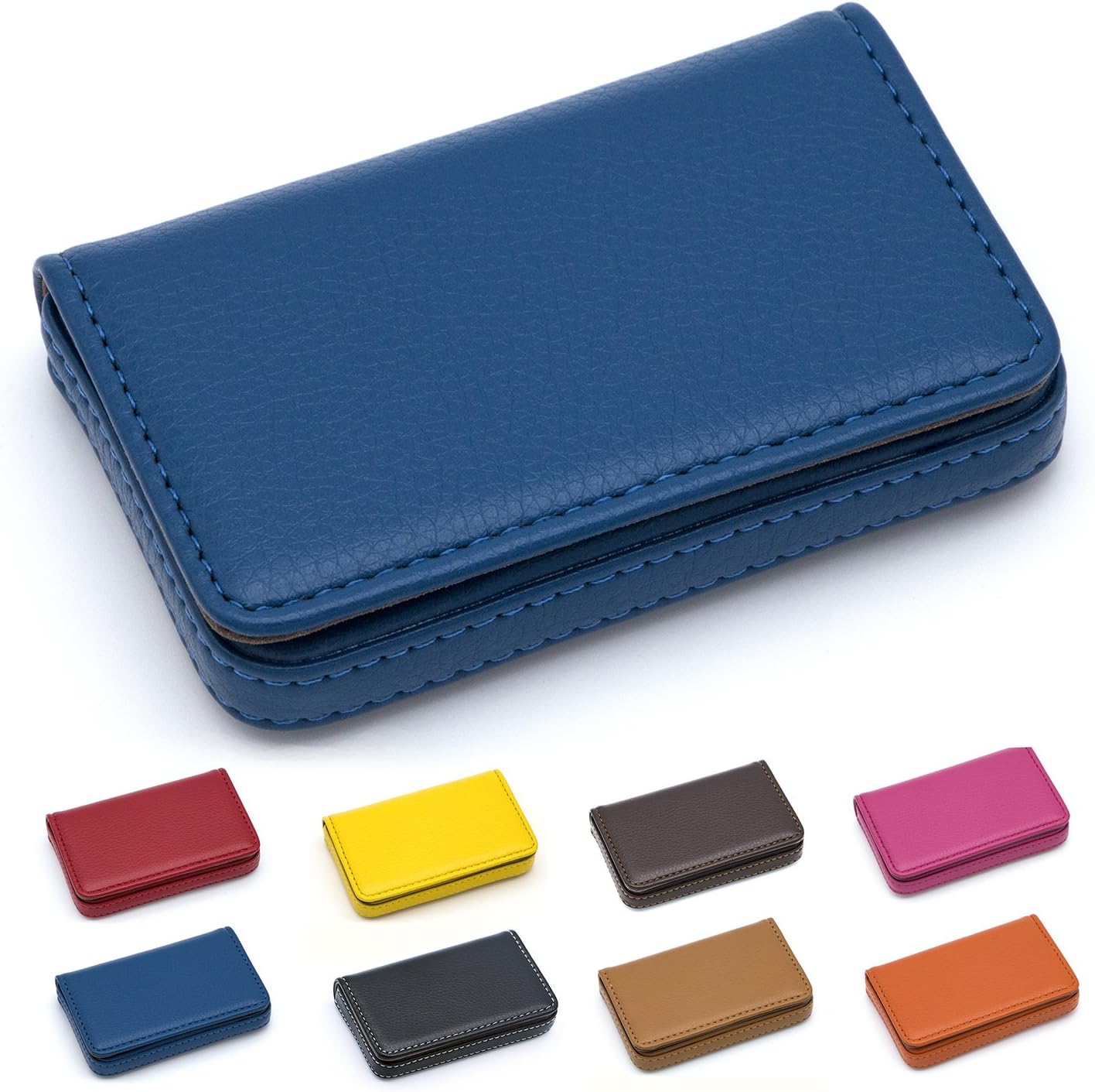 Padike Business Name Card Holder Luxury PU Leather,Business Name Card Holder Wallet Credit card ID Case/Holder For Men & Women - Keep Your Business Cards Clean