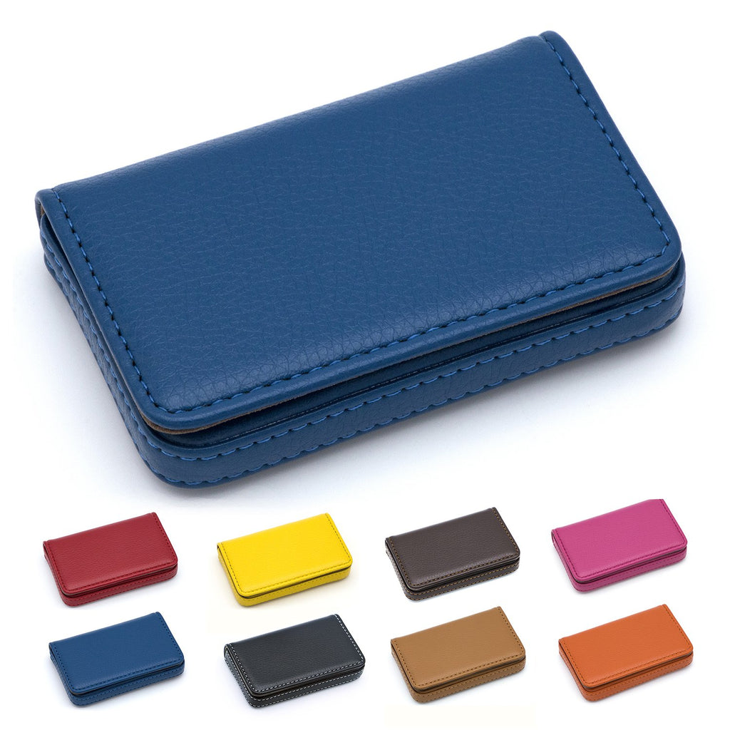 Padike Business Name Card Holder Luxury PU Leather,Business Name Card Holder Wallet Credit card ID Case/Holder For Men & Women - Keep Your Business Cards Clean