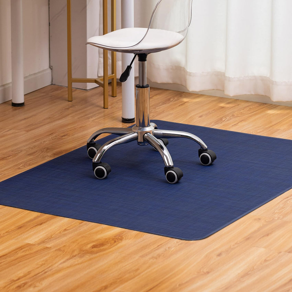 Baroyal Office Chair Mat for Hardwood Floor Under Desk Computer Rolling Chair Mat for Wood/Tile Floor Non-Slip Heavy Duty Desk Rug PVC Plastic Hard Floor Protector 36" x 48" (Espresso)