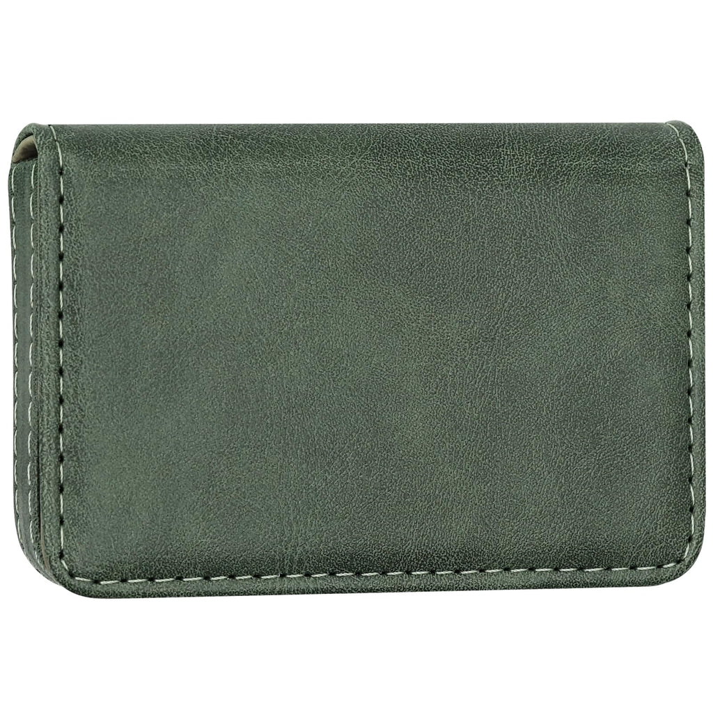 RFID Blocking Wallet - Minimalist Leather Business Credit Card Holder with Magnetic - Red