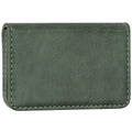 RFID Blocking Wallet - Minimalist Leather Business Credit Card Holder with Magnetic - Red