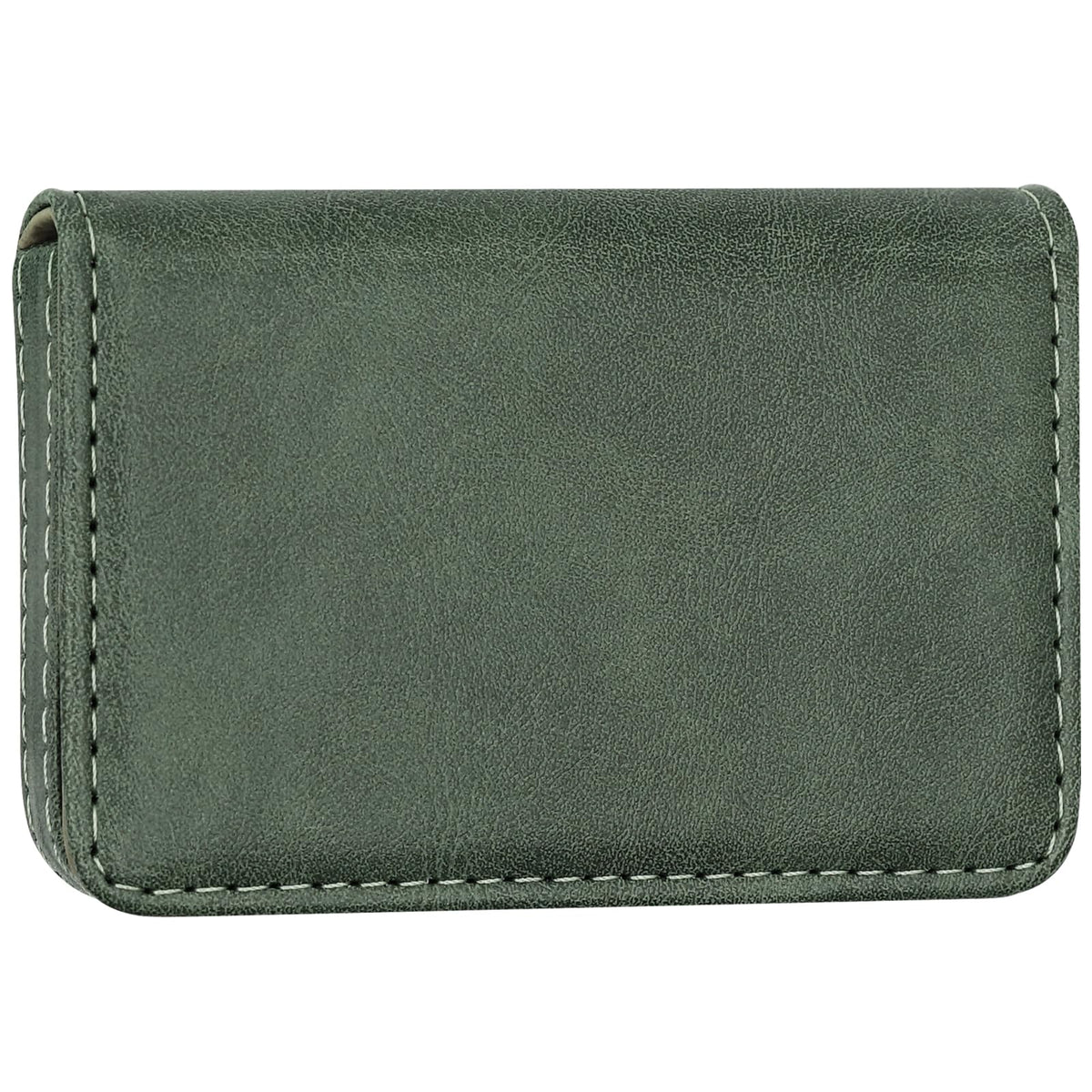 RFID Blocking Wallet - Minimalist Leather Business Credit Card Holder with Magnetic - Red