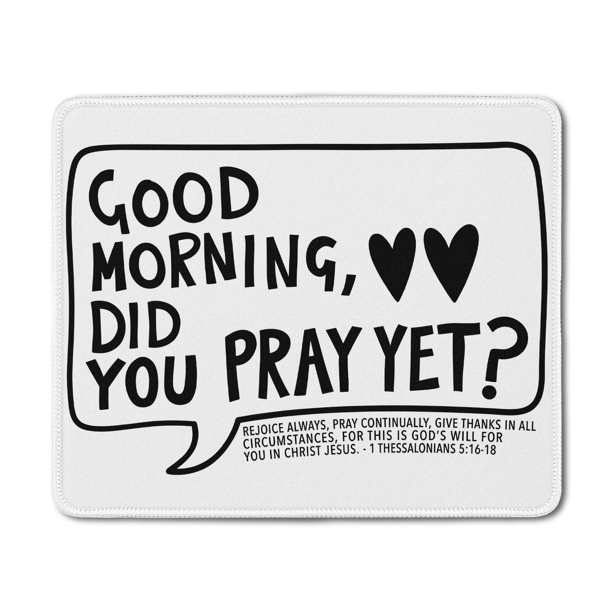 Inspirational Christian God Says I Am Mouse Pad, Minimalist Boho Floral Bible Verse Affirmation Mouse Pads Mousepad for Home Office Dorm Computers Laptop Supplies Desk Accessories, 9.5x7.9 Inch