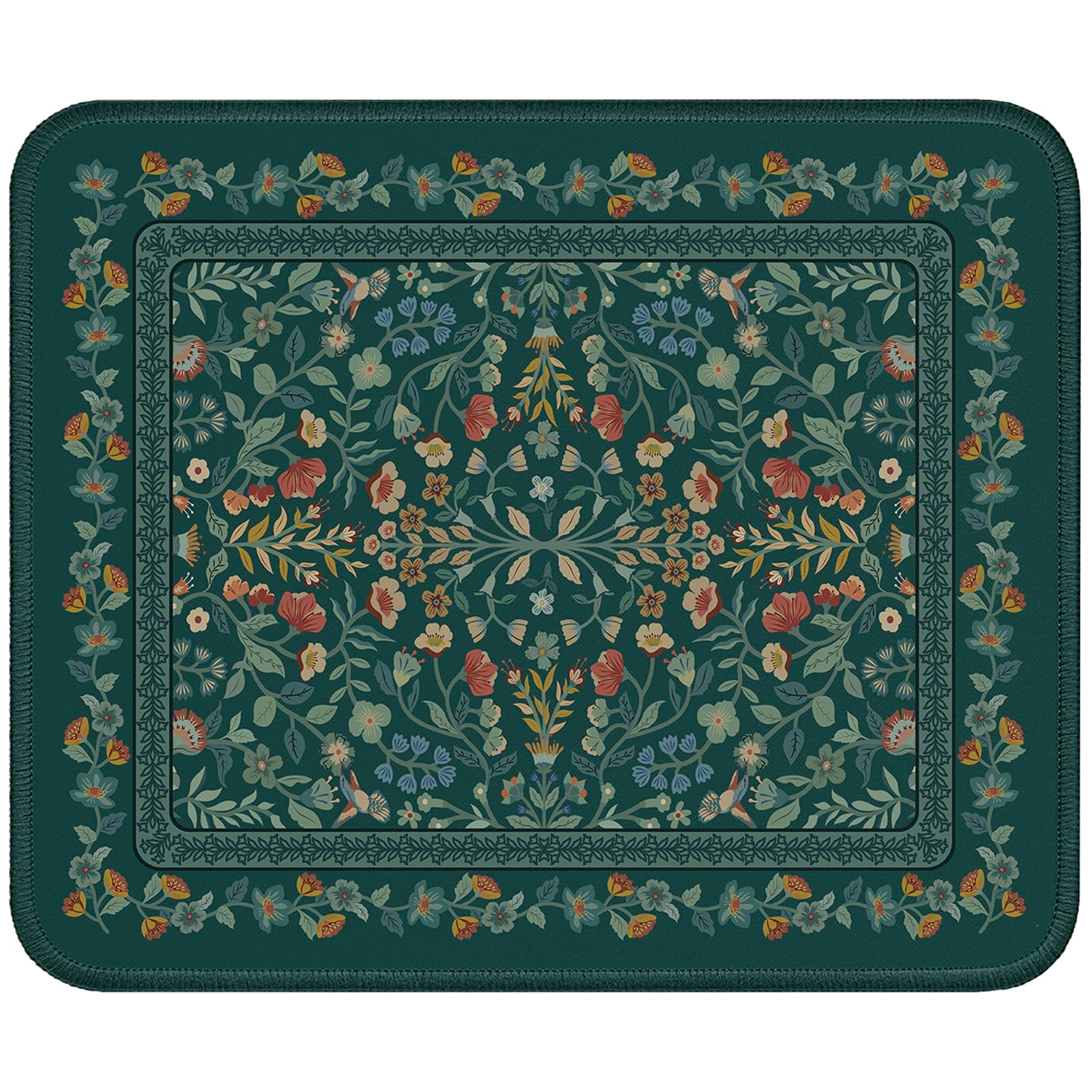 iCasso Desk Mat,Mouse Pad for Office Desk,35.4x15.7in,Pink Floral