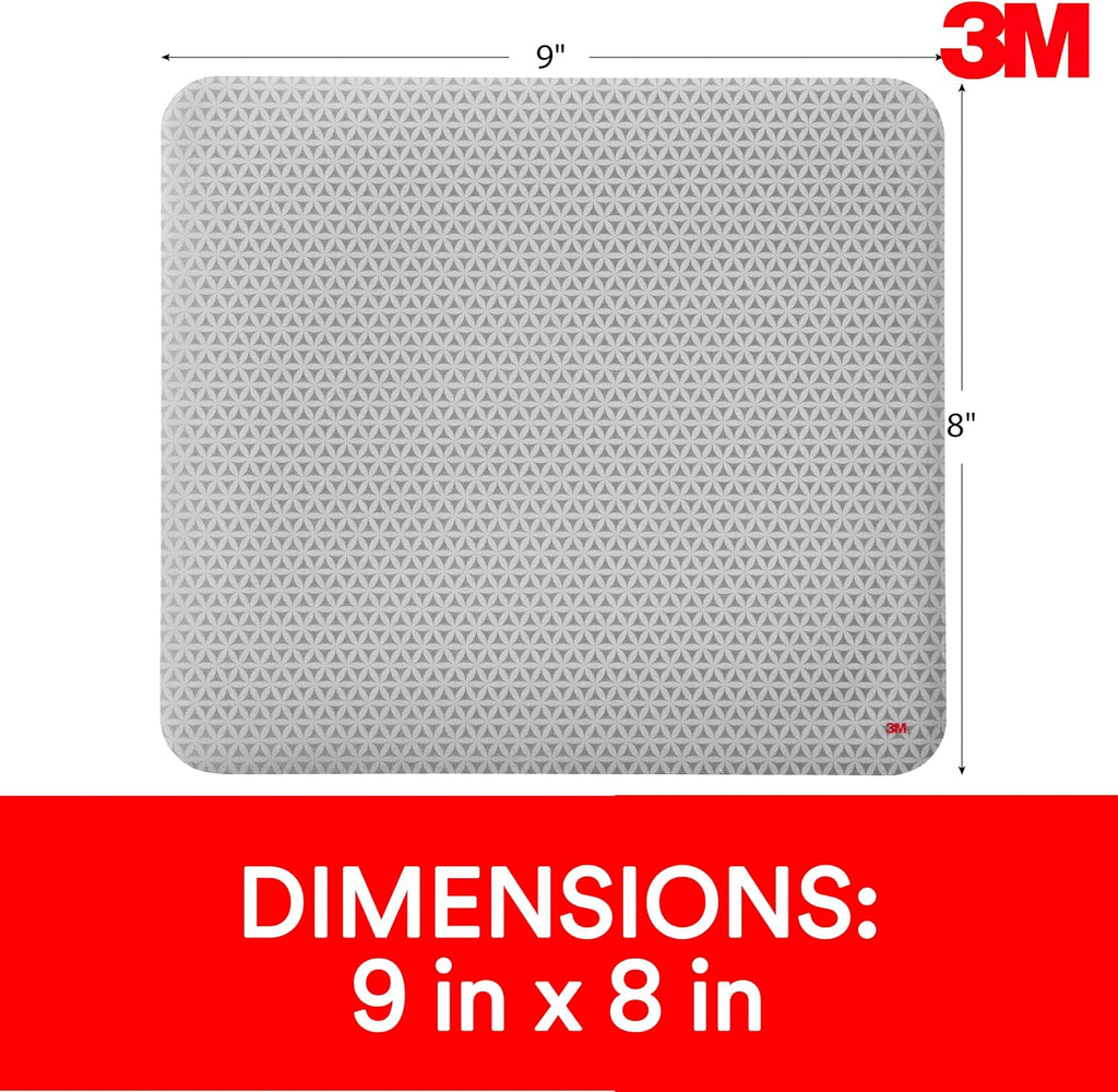 3M Precise Mouse Pad, Bitmap, 9 in x 8 in, 6 Packs/Case