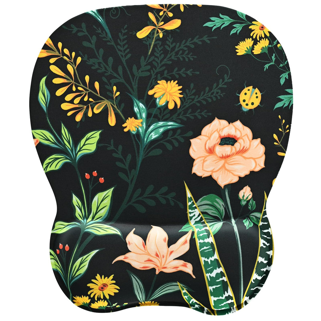 EooCoo Ergonomic Mouse Pad with Wrist Rest, Memory Foam Support Mousepad
