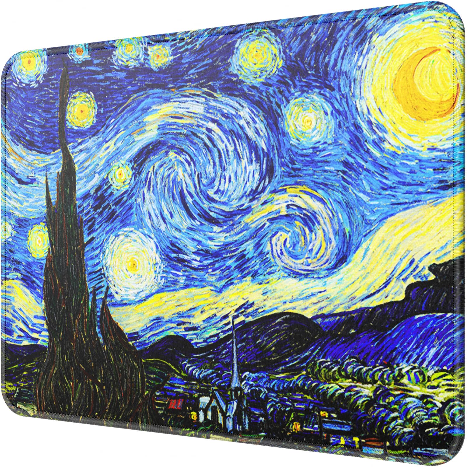 MROCO Essential Office & Gaming Mouse Pad, 30% Larger, 8.5” x 11” in, Black