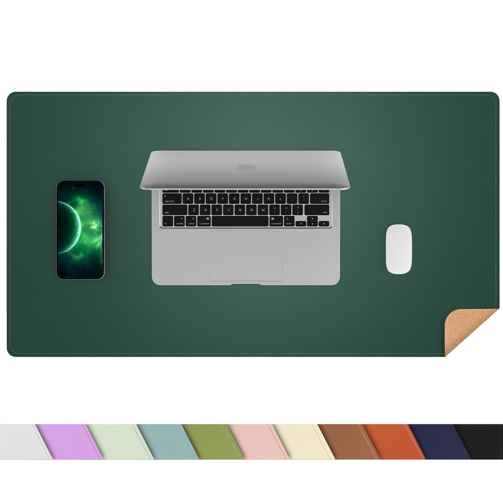 AFIING Large Desk Mat, 47" x 17", Black